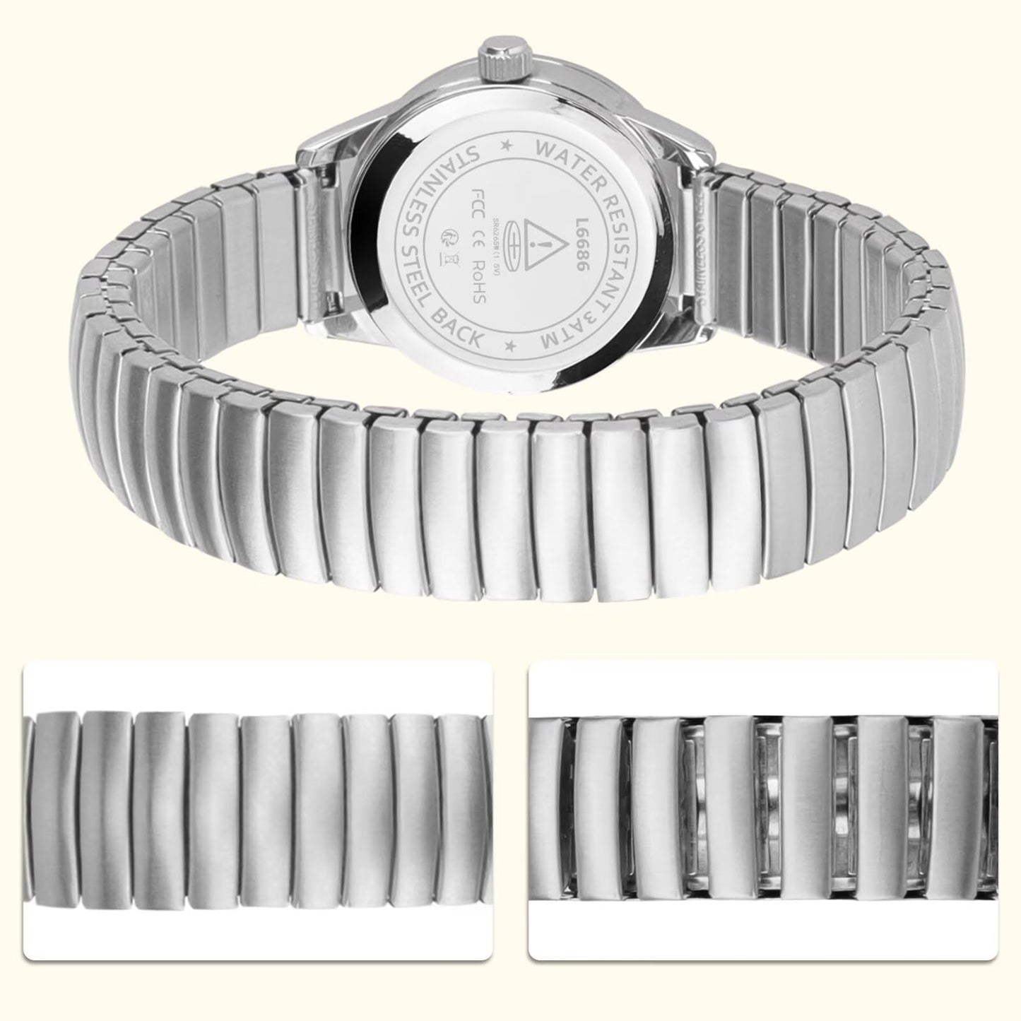 Elegant Gold Watches for Women Small Analog Watch, Waterproof Ladies Watches with Stainless Steel Expansion Band and Luminous Dial - Fashionable Christmas & Birthday Gifts for Women