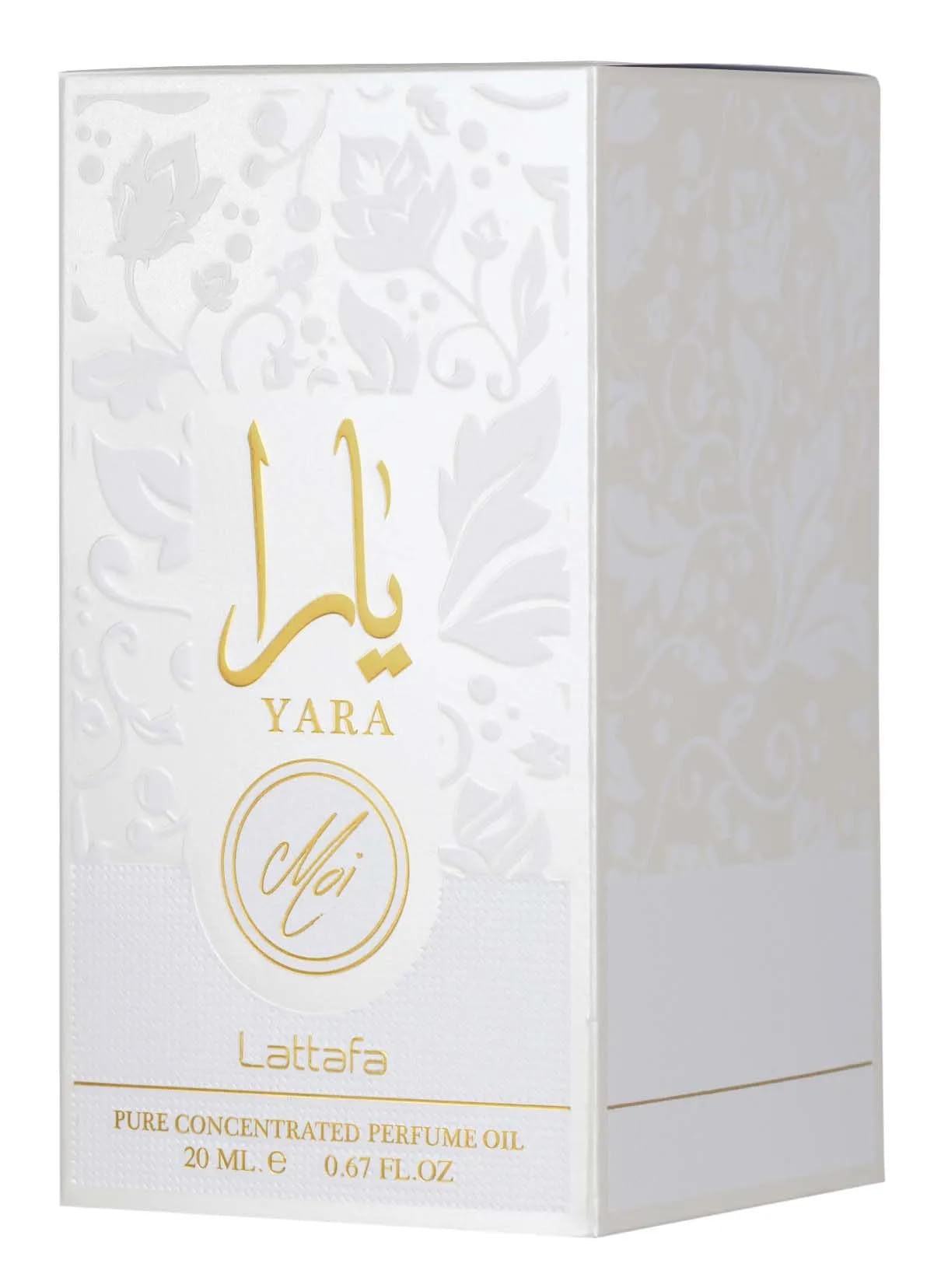 Lattafa Yara – Floral, Gourmand, Fruity, Musky – Pure Concentrated Perfume Oil Long-Lasting Fragrance for Women, 0.67 Ounce / 20 ml