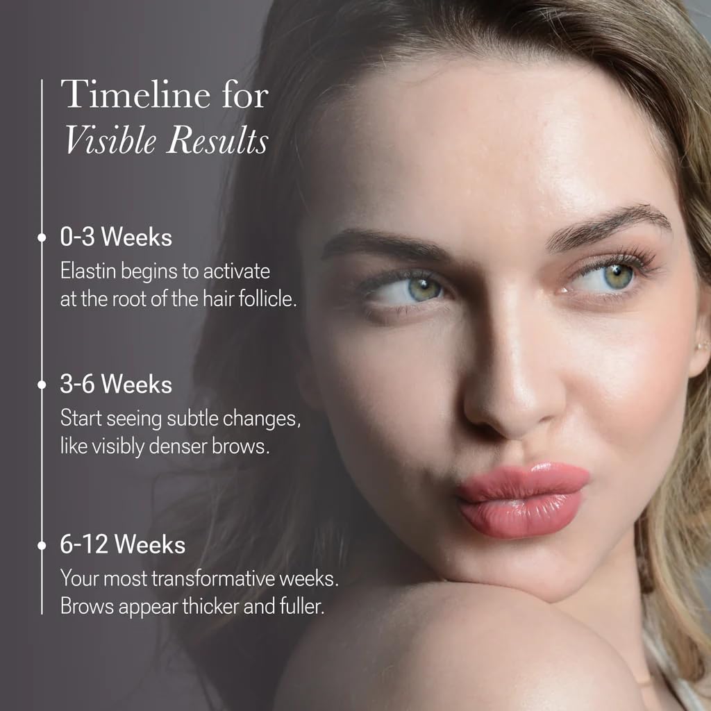 NULASTIN Shape Altering Eyebrow Serum - Brow Serum to Shape & Define - Improves the Appearance of Sparse Eyebrows for a Fuller Look - Enriched with Hair-Strengthening Ingredients (0.1 Fl Oz)