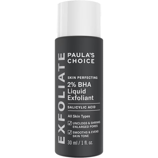 Paula's Choice SKIN PERFECTING 2% BHA Liquid Exfoliant with Salicylic Acid, Facial Polish for Pores, Wrinkles & Fine Lines, Suitable for Blackhead-Prone Skin, Fragrance-Free