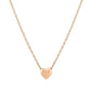 PAVOI 14K Gold Plated Cubic Zirconia Heart Necklace | Cute Dainty Love Pendant Necklaces for Women - Valentines Day Trendy Jewelry
