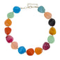 We We Chunky Colorful Beaded Necklace for Women Large Boho Statement Bead Chokers Necklaces Turquoise Blue Big Beads Jewelry Neck Summer Beach