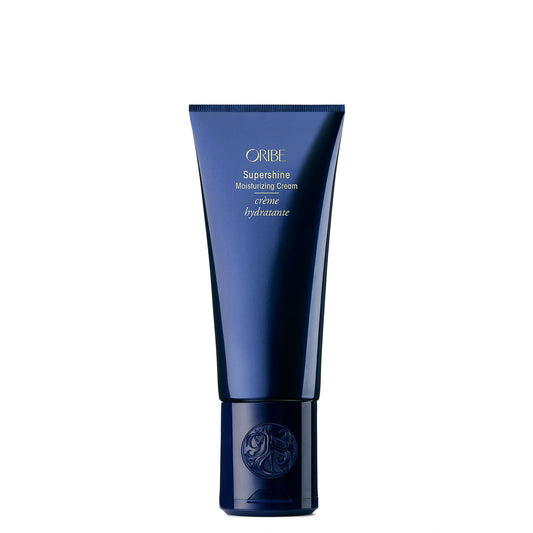 Oribe Supershine Moisturizing Styling Cream - Adds Shine & Smooths Frizz With Heat Protection - Blowout Primer, Air Dry Cream & Style Finisher - For Medium & Thick Hair - 5 oz