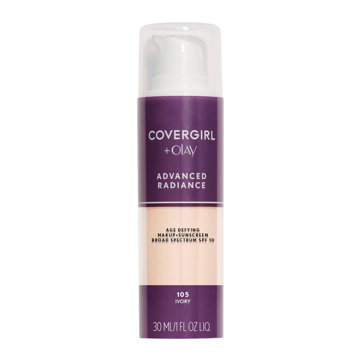 COVERGIRL Advanced Radiance Age-Defying Foundation Makeup, Classic Beige, 1 oz (Packaging May Vary)