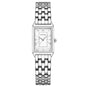 Gold Watches for Women with Vintage Rectangular Case,White Roman Dial,Stainless Steel Band,Adjustment Tool Included,Water Resistant