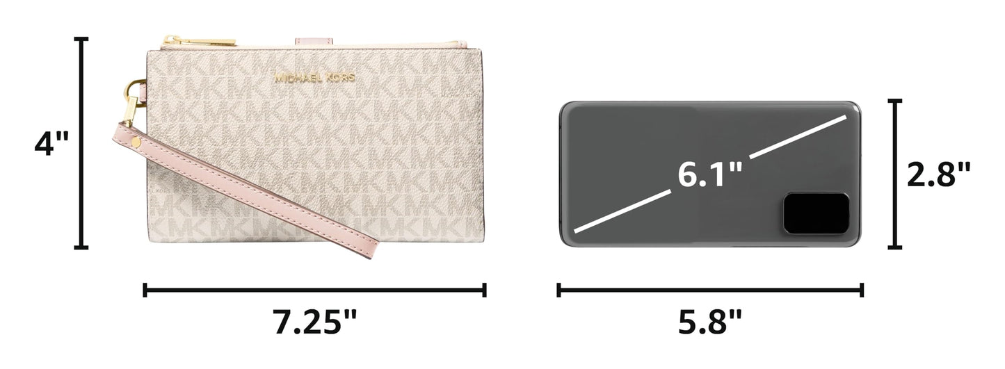 Michael Kors Women’s Jet Set Double Zip Wristlet