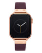 Anne Klein Leather Fashion Band for Apple Watch Secure, Adjustable, Apple Watch Band Replacement, Fits Most Wrists