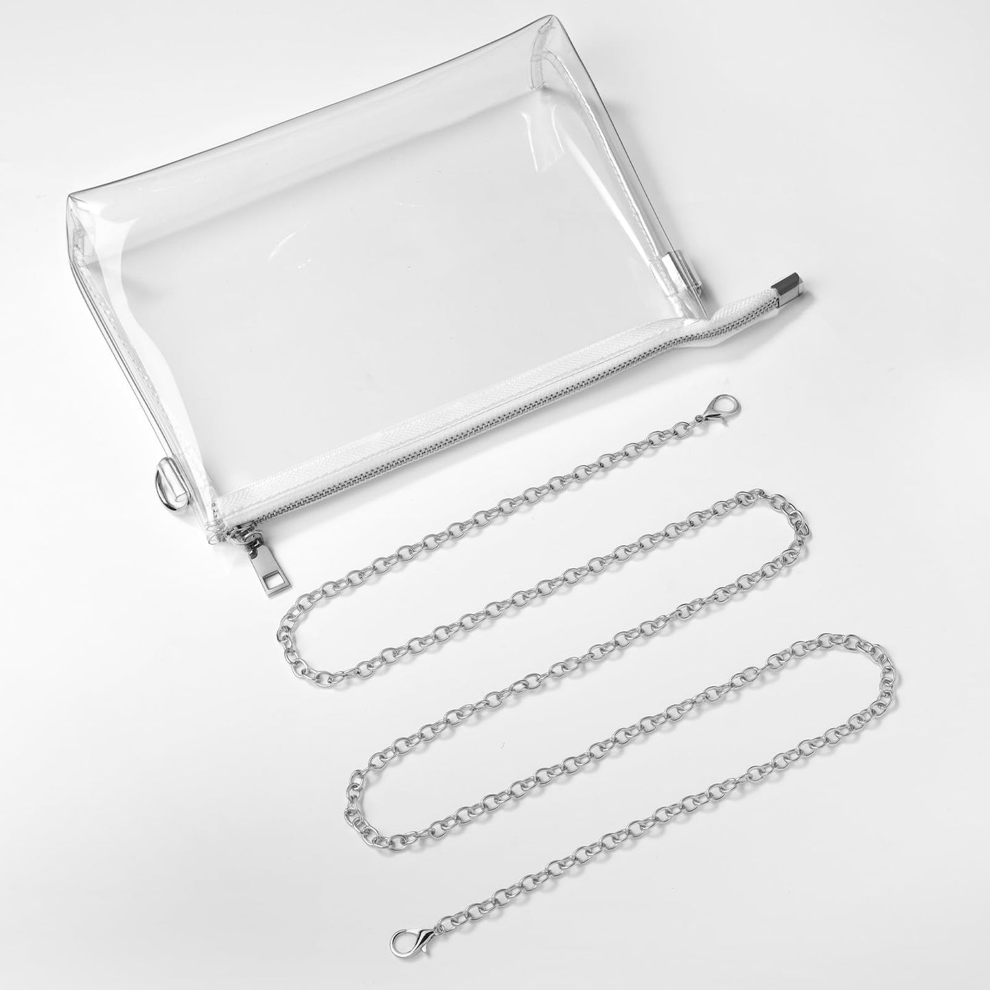 BS-VOG Clear Purse for Women - Stadium Approved Small Crossbody Bag with Zipper, Clear Stadium Bag for Concerts, Sports