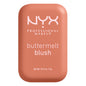 NYX PROFESSIONAL MAKEUP Buttermelt Powder Blush, Fade and Transfer-Resistant Blush, Up to 12HR Make Up Wear, Vegan Formula - For The Butta
