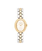 COACH Women's Sammy 2H Quartz Bracelet Watch, 22.5mm Petite Oval Case, Premium Fashion, Everyday Wear - Gift for Her