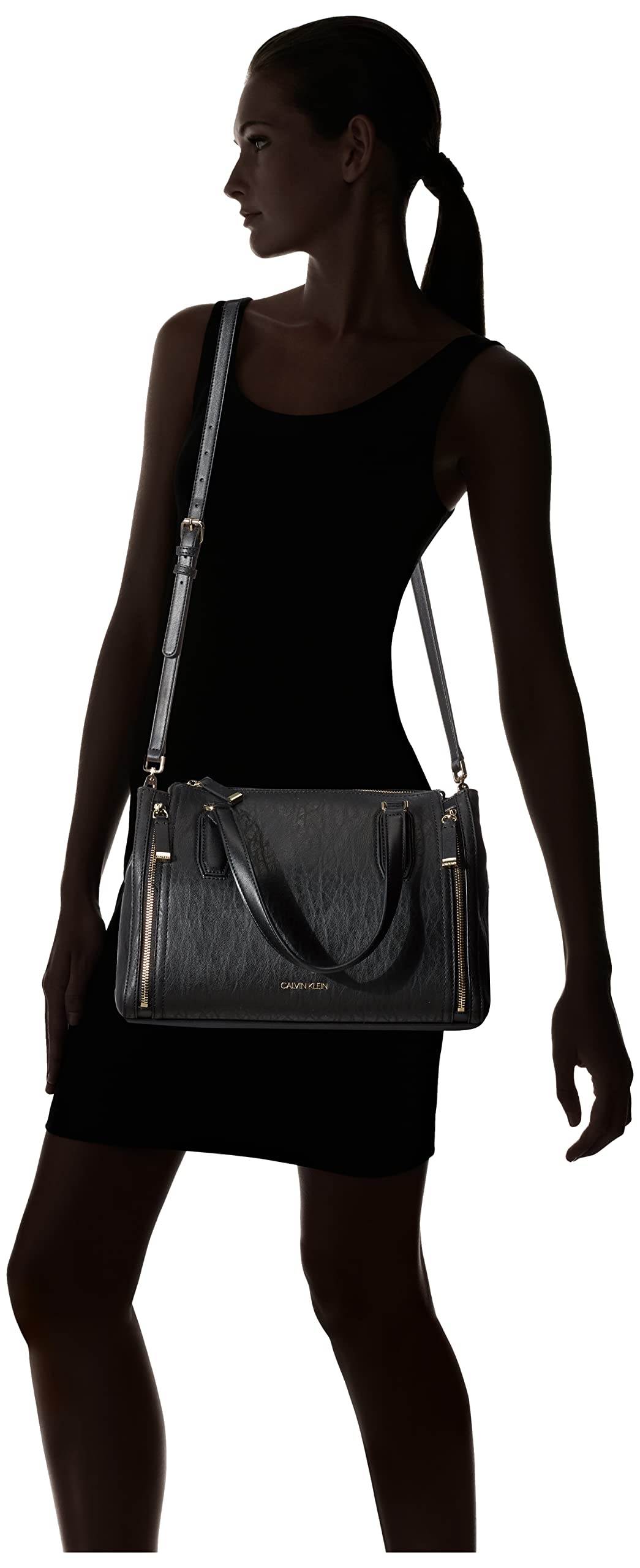 Calvin Klein Bubble Lamb Novelty Organization Satchel