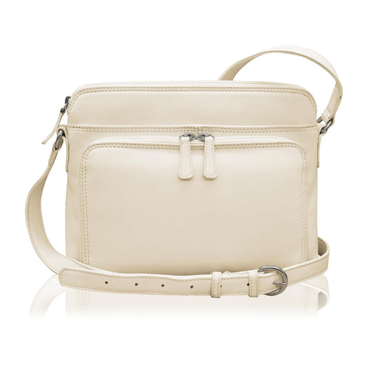 ili New York Genuine Leather Crossbody Bags for Women - Premium RFID Blocking Shoulder Bag Organizer with Adjustable Strap