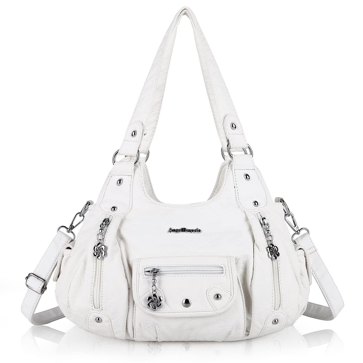 Angel Barcelo Purses for Women Soft PU Leather Shoulder Bag Crossbody Purse and Handbags