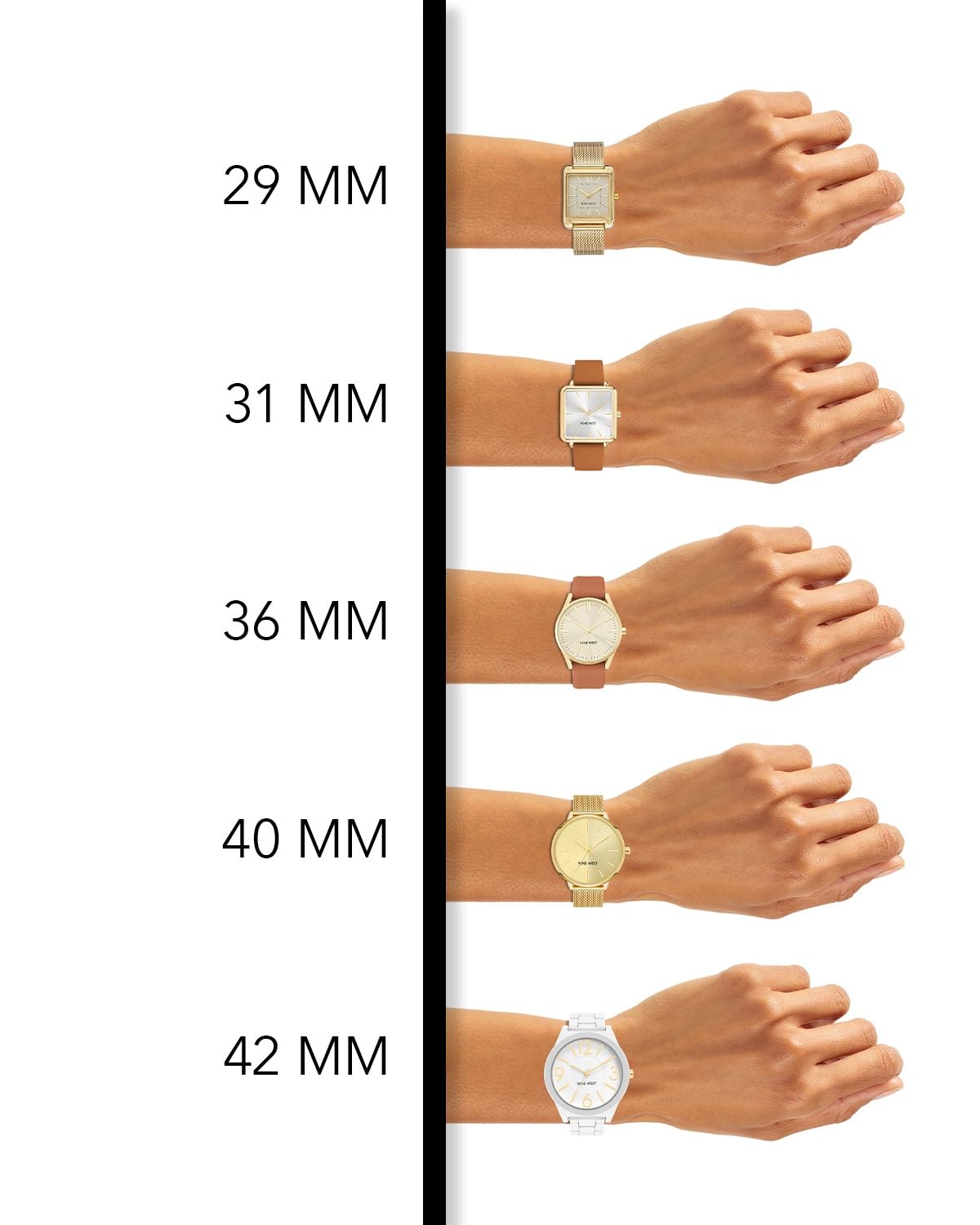 Nine West Women's Mesh Bracelet Watch