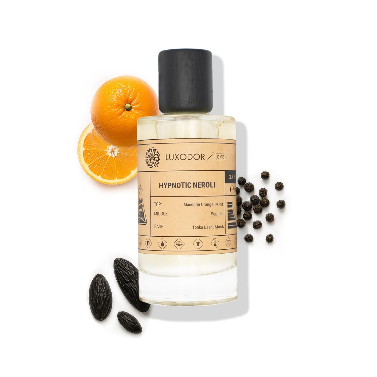 Inspired by Y S.L's B.lack O.pium 3.4 fl. oz (100ml) Damascus Poemy with Pheromone Roll-On Oil 10 ml | Women’s Dupes Fragrances | Long Lasting Perfume Vanilla for Women | Womens Perfume