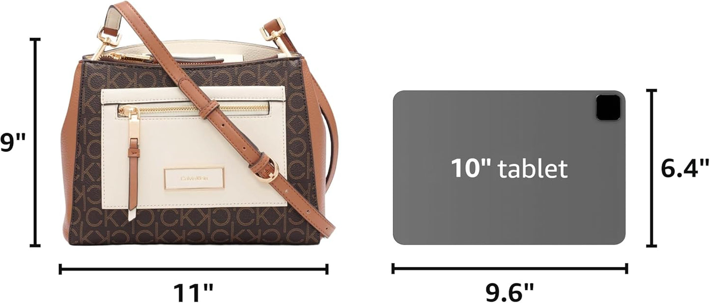 Calvin Klein Women's Hadley Triple Compartment Crossbody