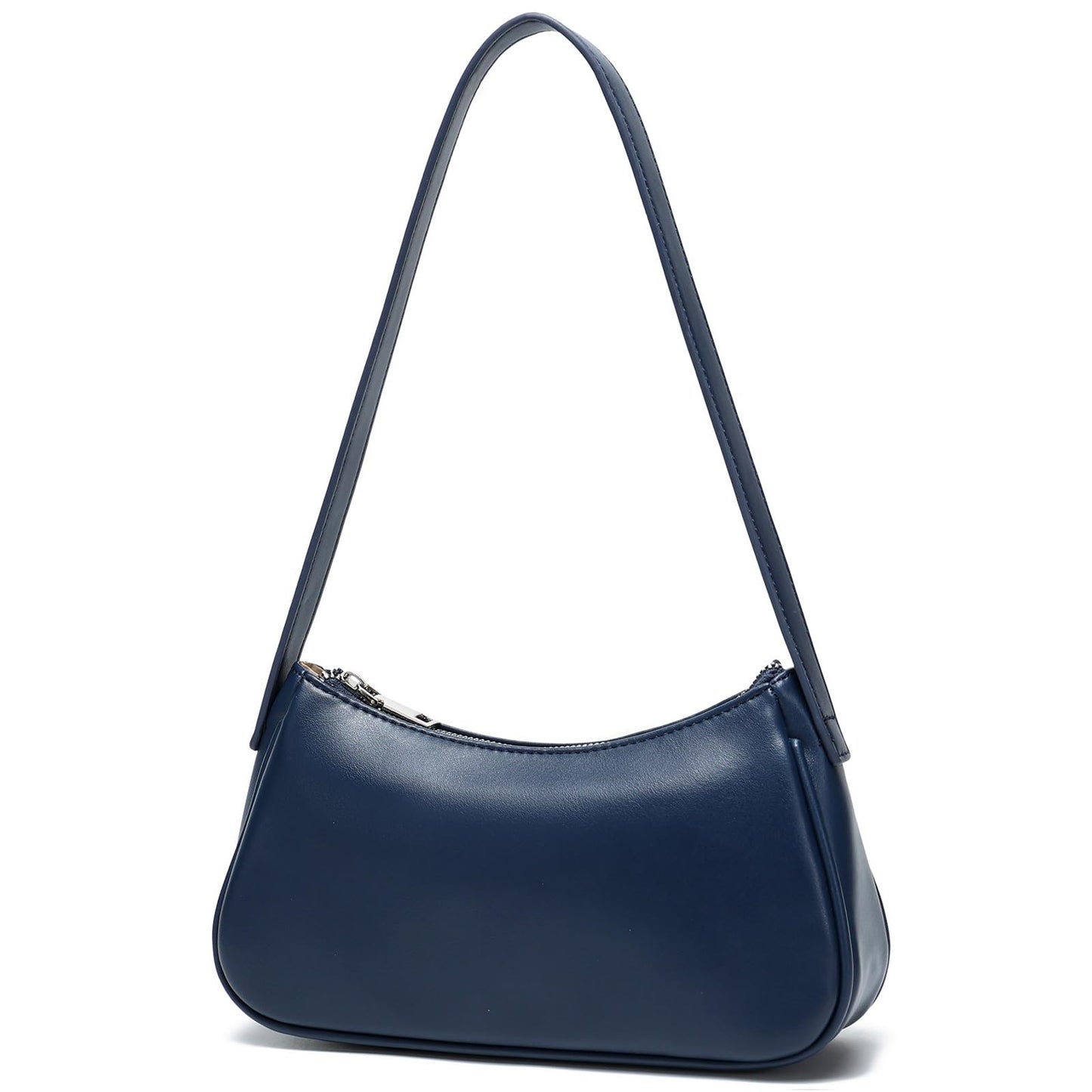 Small Shoulder Bag for Women Cute Mini Purse Trendy Vegan Leather Y2k Crescent Handbag