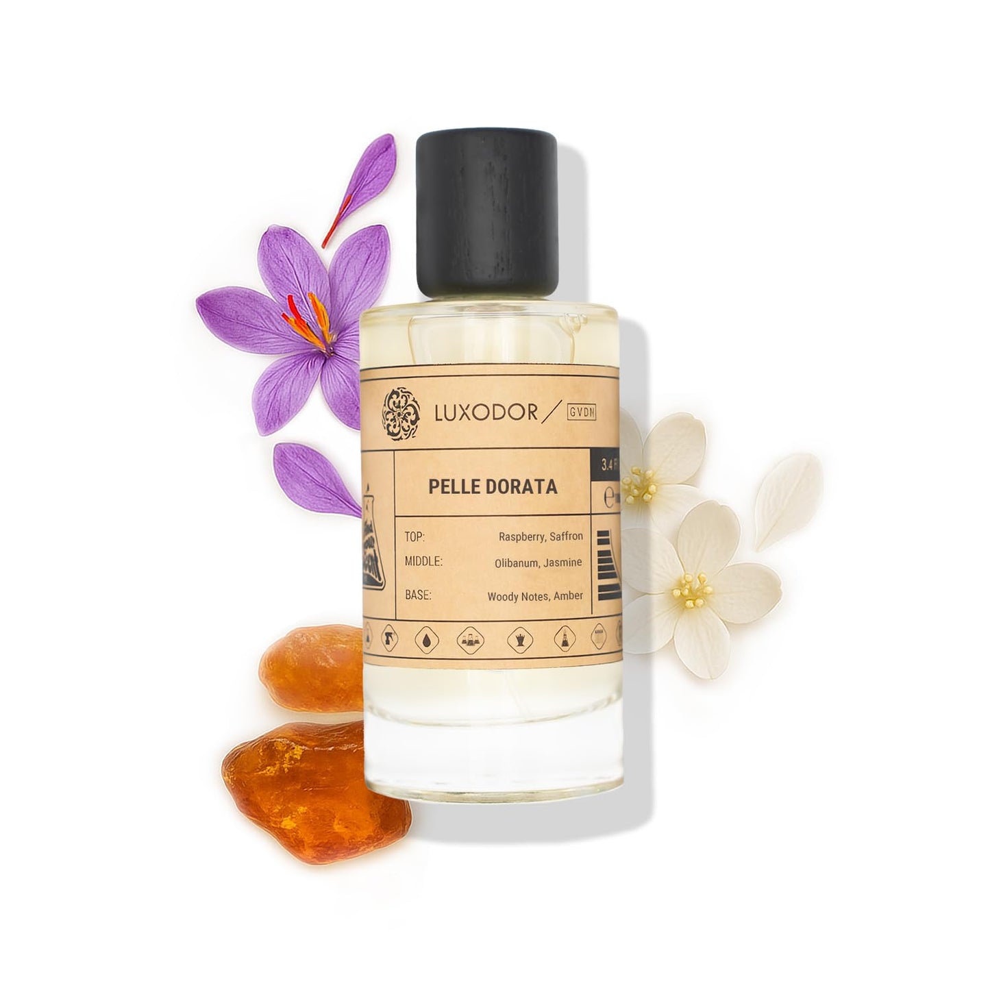 Inspired by Y S.L's B.lack O.pium 3.4 fl. oz (100ml) Damascus Poemy with Pheromone Roll-On Oil 10 ml | Women’s Dupes Fragrances | Long Lasting Perfume Vanilla for Women | Womens Perfume