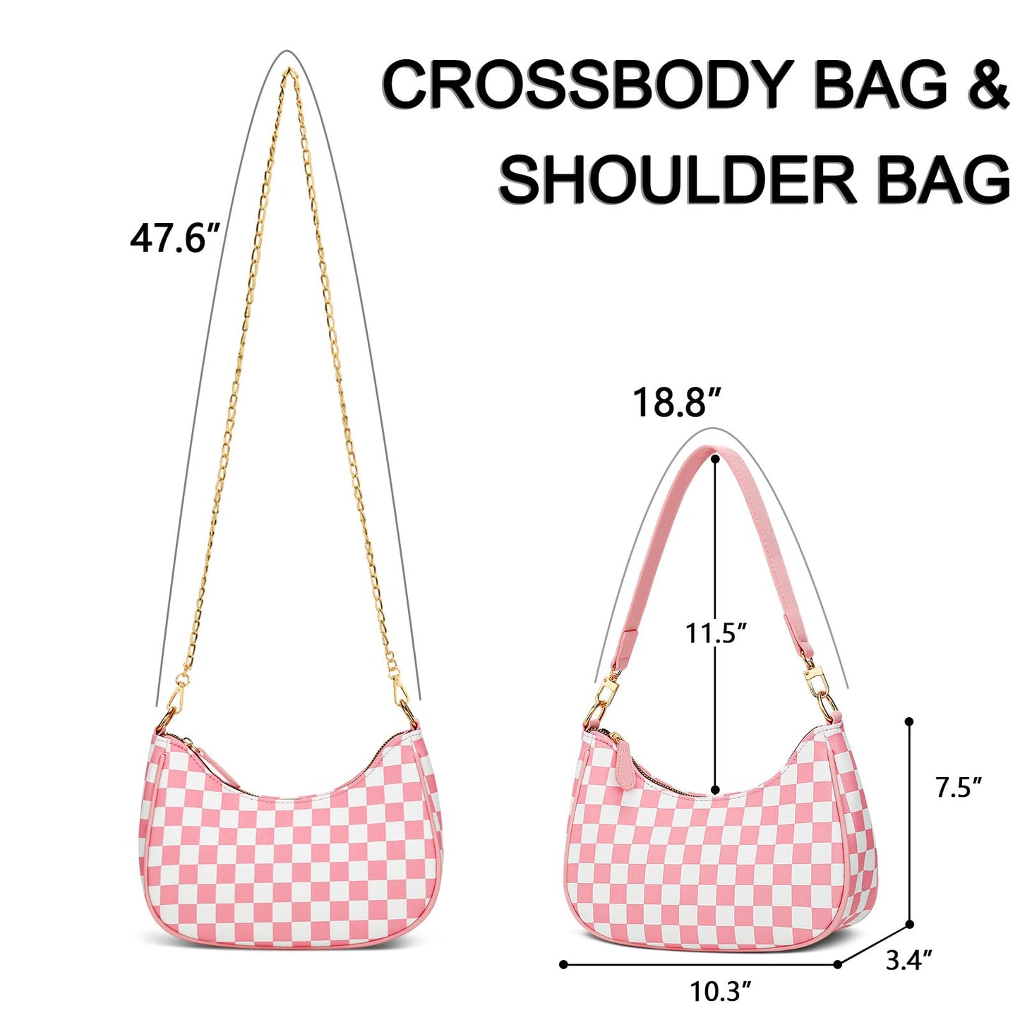 KKXIU Shoulder Bag for Women Cute Hobo Purses and Handbags Retro Clutch Underarm Purse | Cute