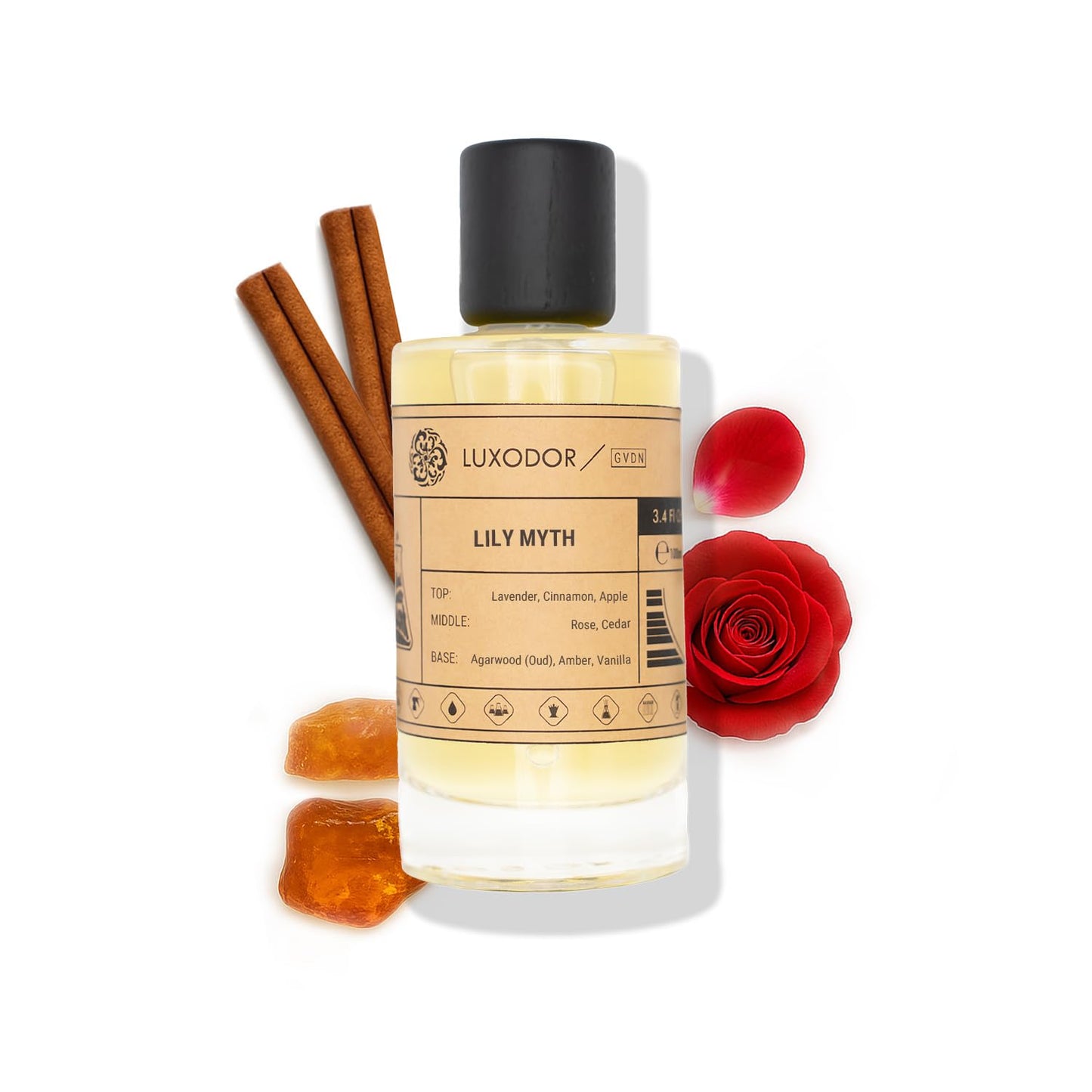 Inspired by Y S.L's B.lack O.pium 3.4 fl. oz (100ml) Damascus Poemy with Pheromone Roll-On Oil 10 ml | Women’s Dupes Fragrances | Long Lasting Perfume Vanilla for Women | Womens Perfume