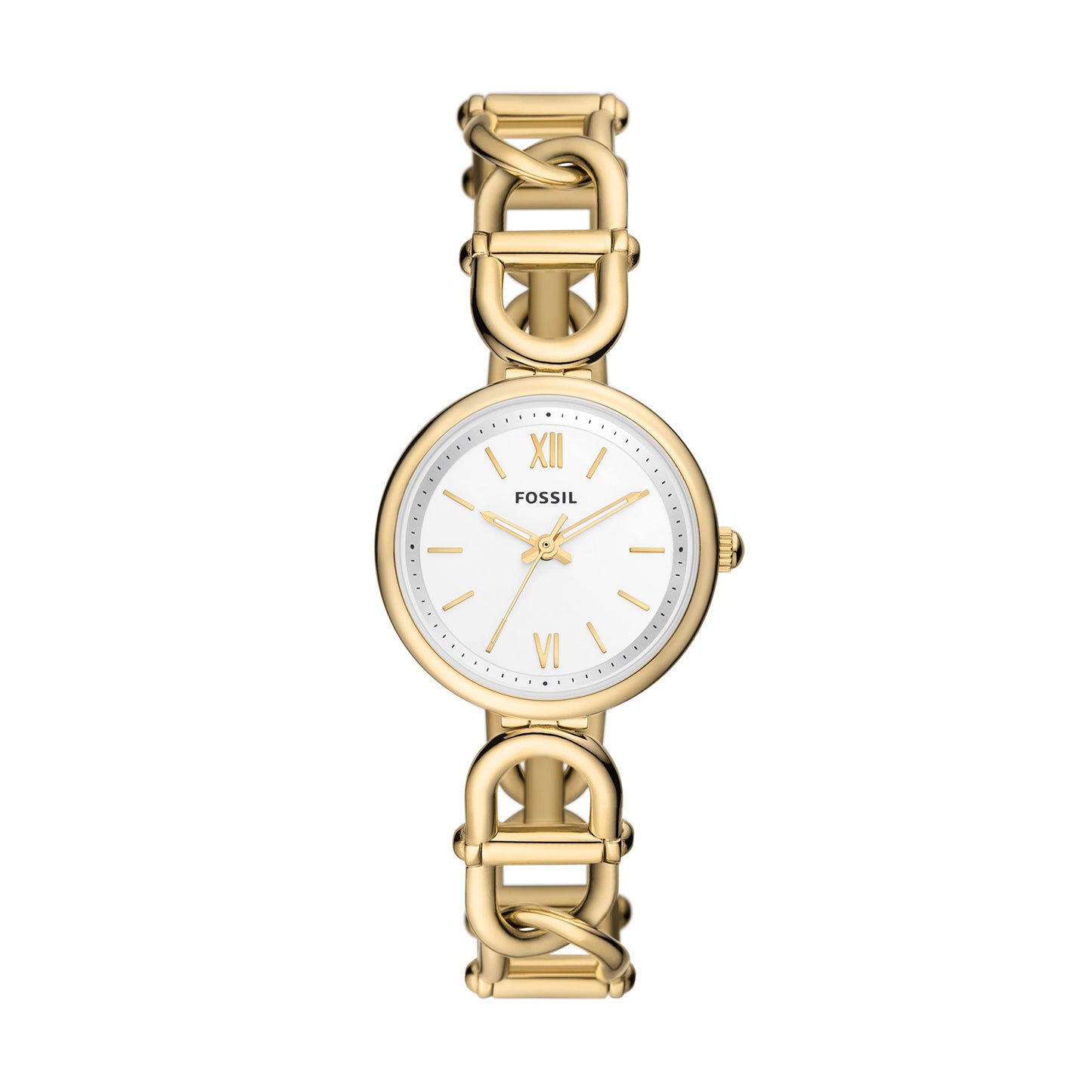 Fossil Women's Watch and Bracelet Set, Carlie Three-Hand Stainless Steel Watch for Women and Bracelet Set