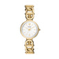 Fossil Women's Watch and Bracelet Set, Carlie Three-Hand Stainless Steel Watch for Women and Bracelet Set