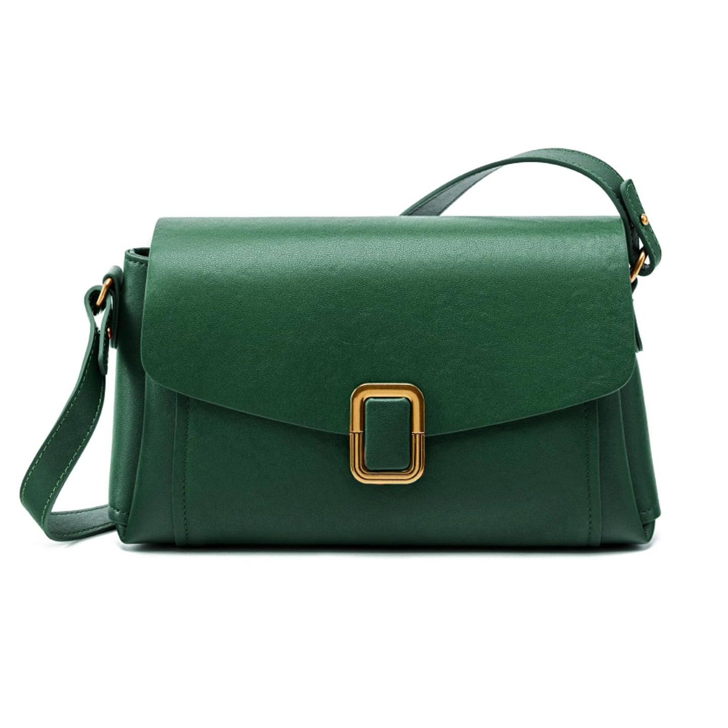 Genuine Leather Crossbody Bag for Women, Adjustable Shoulder Bag | Genuine Leather, 2 Detachable Straps, Satchel, Compact & Lightweight, Travel, Everyday, Work, Gift