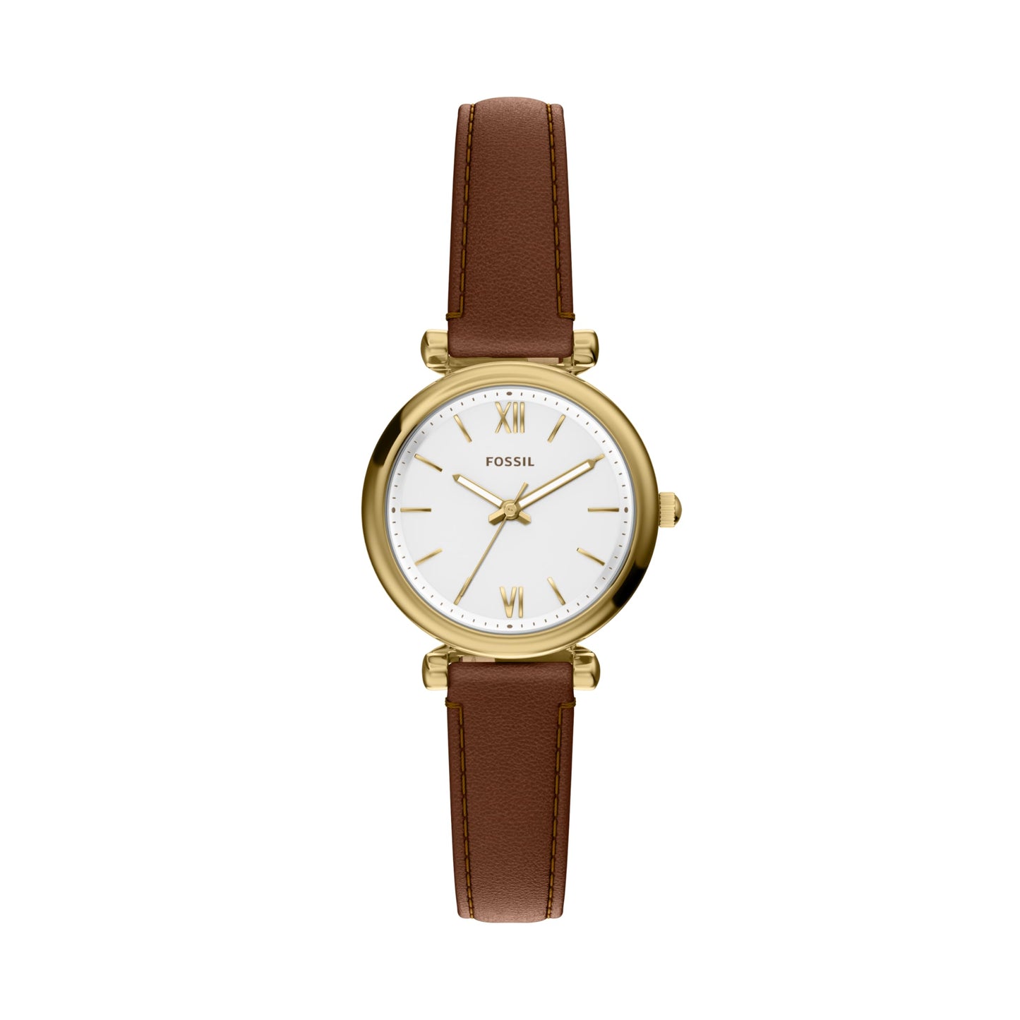 Fossil Women's Watch and Bracelet Set, Carlie Three-Hand Stainless Steel Watch for Women and Bracelet Set