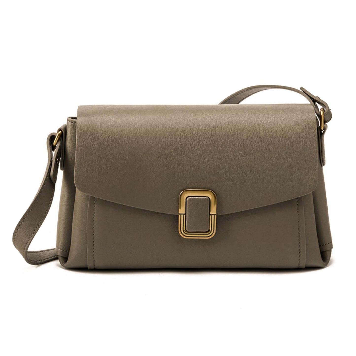 Genuine Leather Crossbody Bag for Women, Adjustable Shoulder Bag | Genuine Leather, 2 Detachable Straps, Satchel, Compact & Lightweight, Travel, Everyday, Work, Gift
