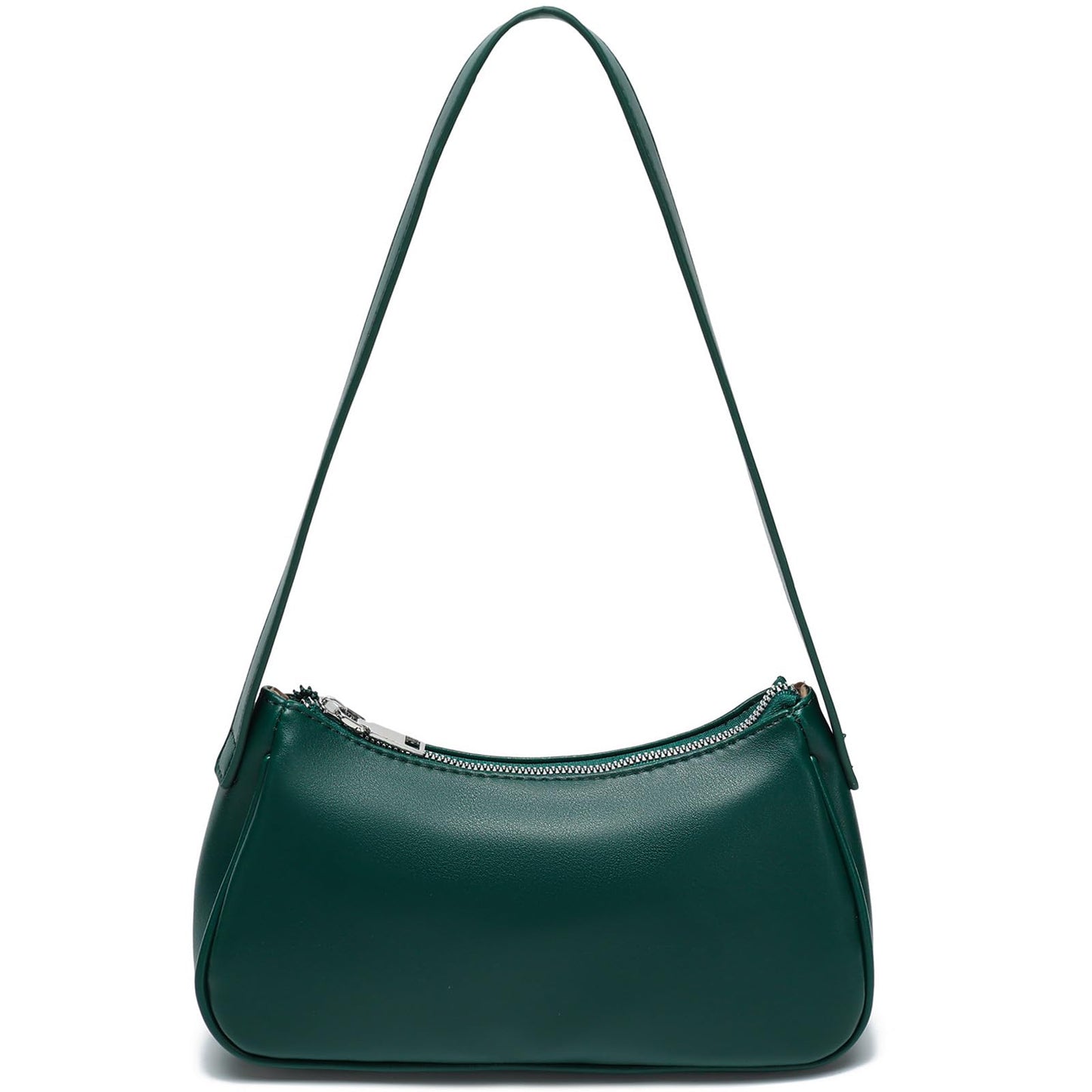 Small Shoulder Bag for Women Cute Mini Purse Trendy Vegan Leather Y2k Crescent Handbag