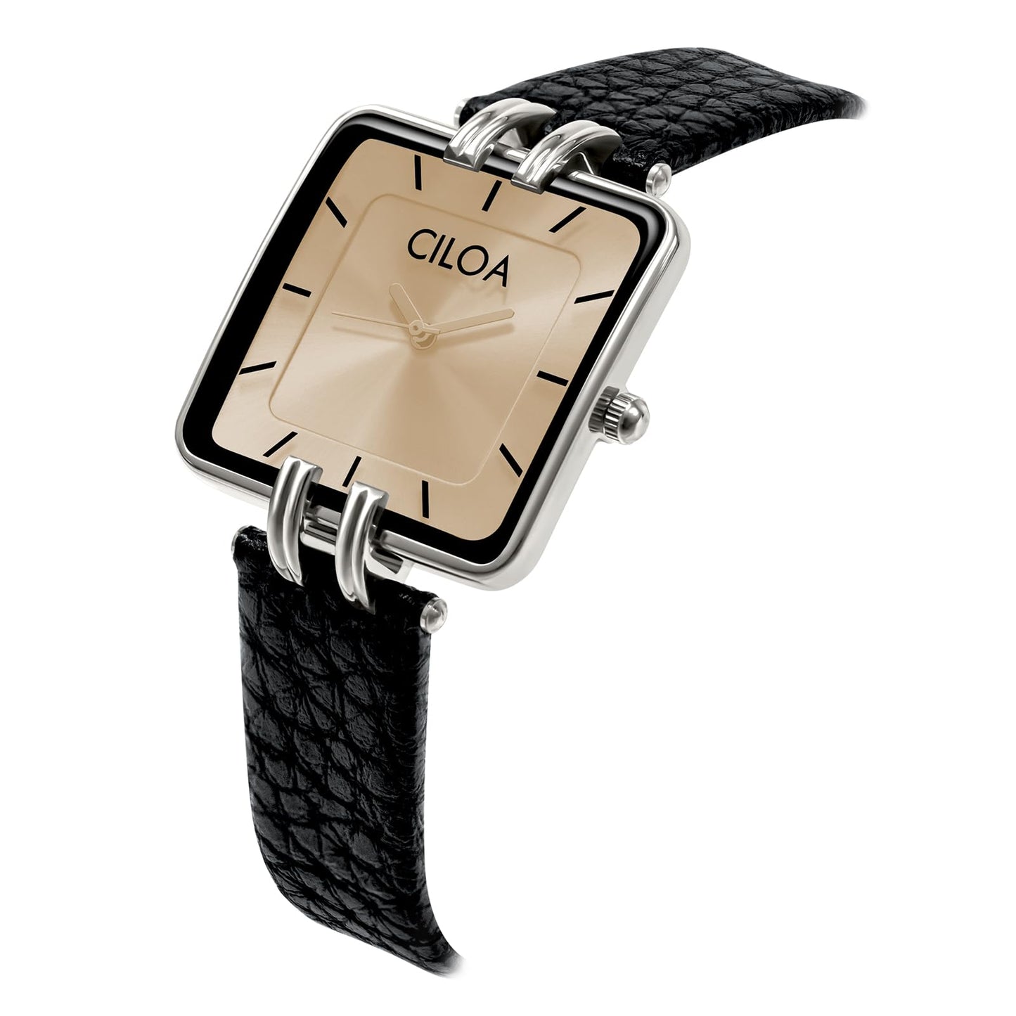 Women's Leather Strap Watch Dainty Elegant Gold Watches for Women Classic Casual Fashion Square Ladies Watch Gifts Present for Her