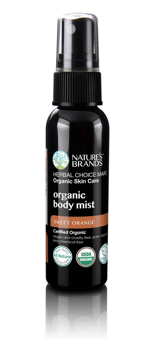 Herbal Choice Mari Organic Body Mist, Rose & Ylang Ylang; 8floz BPA-Free Plastic