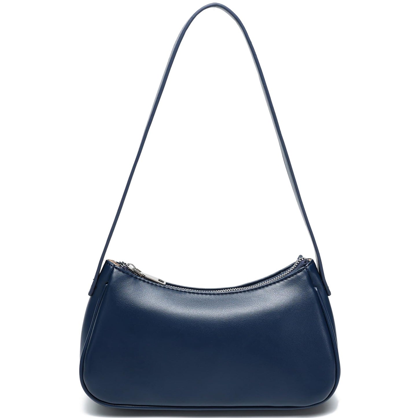 Small Shoulder Bag for Women Cute Mini Purse Trendy Vegan Leather Y2k Crescent Handbag