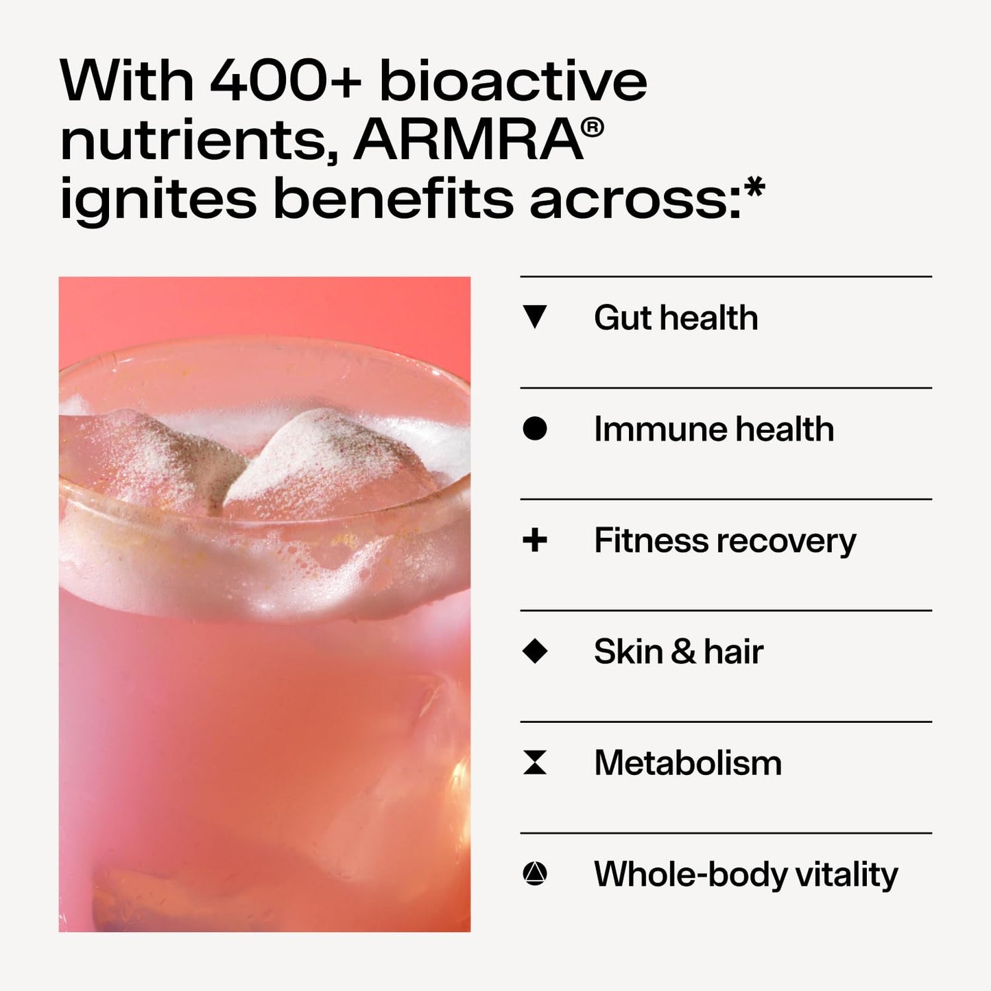 ARMRA Colostrum™ Powder | Blood Orange | Gut Health & Bloating | Skin & Hair | Immunity | Keto, Gluten & Fat-Free | 30 Servings