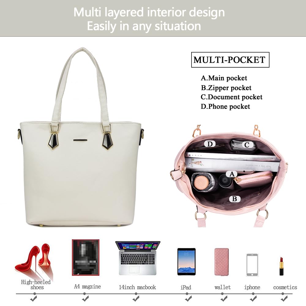 2E-youth Designer Purses and Handbags for Women Satchel Shoulder Bag Tote Top Handle Bag