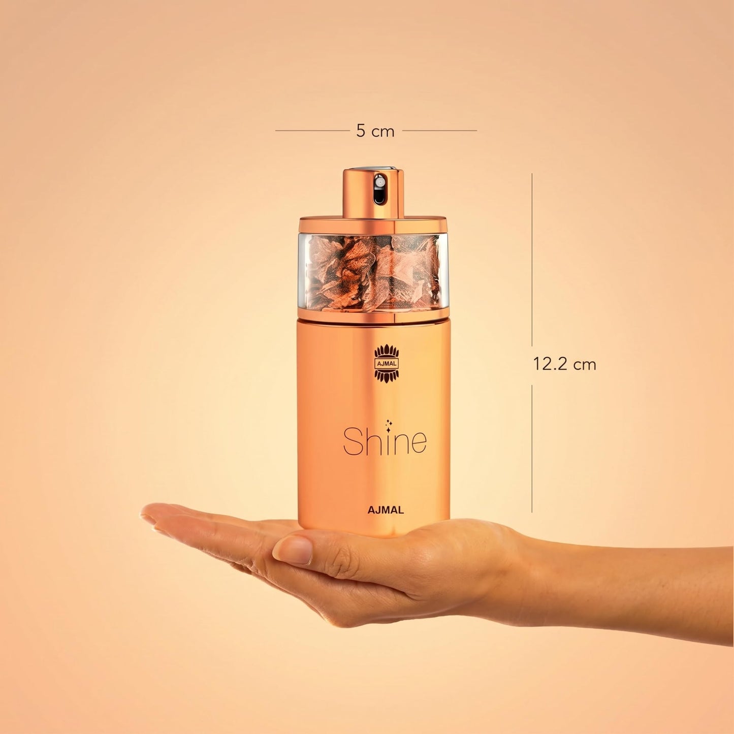Ajmal Aurum Eau de Parfum 2.5 oz (75 ml) for Women | Fresh, Fruity & Floral Oriental Perfume with Amber, Musk & Vanilla | Long-Lasting Luxury Scent from Dubai