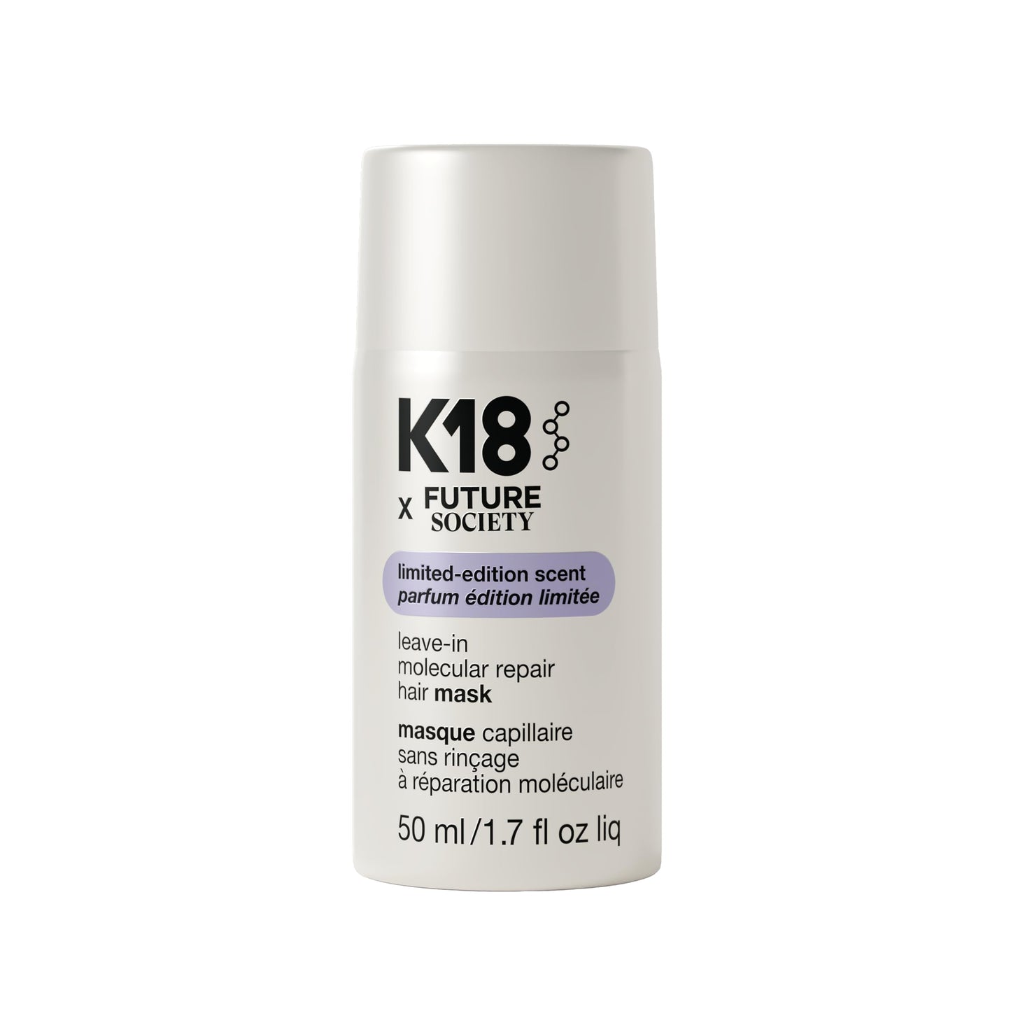 K18 Leave-In Molecular Repair Hair Mask, Patented, Lasting Repair For Dry, Frizzy, Damaged Hair, Reverse Damage In 4 Minutes From Bleach, Color, Chemical Services + Heat
