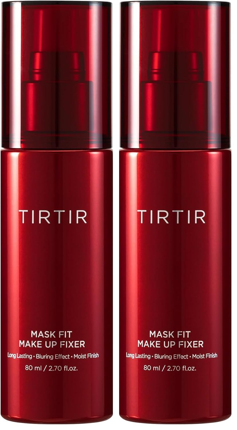 TIRTIR Waterproof Setting Spray – 24 Hour Long Lasting Fix, Sweatproof Water Resistant Makeup Finisher – Ethanol Free, Semi Matte Finish for Oily Skin – Korean Makeup Fixer