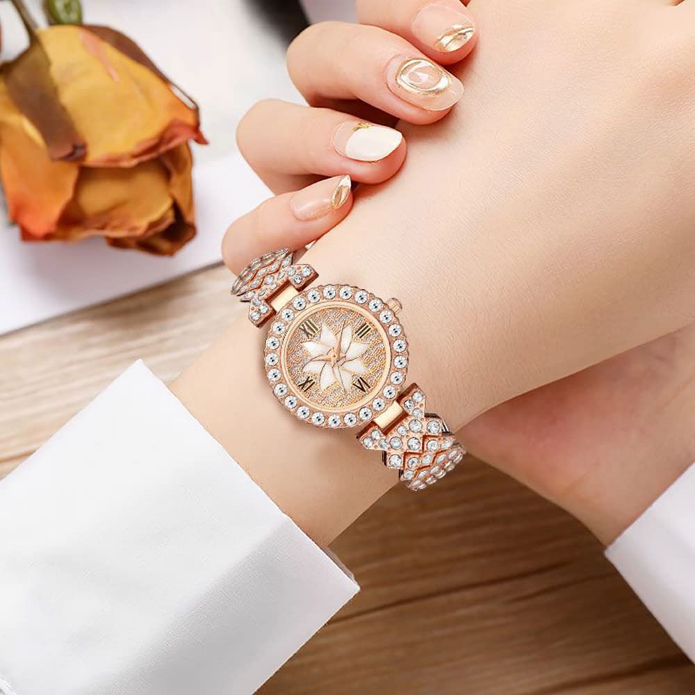 ADSBIAOYE Luxury Women Wrist Watches Diamond Bracelet Watch Fashion Casual Quartz Watch Ladies Watch