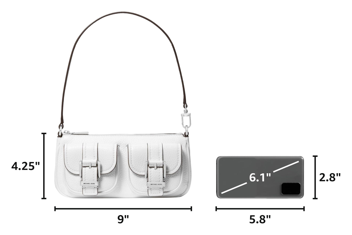Michael Kors Zoe Small Convertible Pouchette