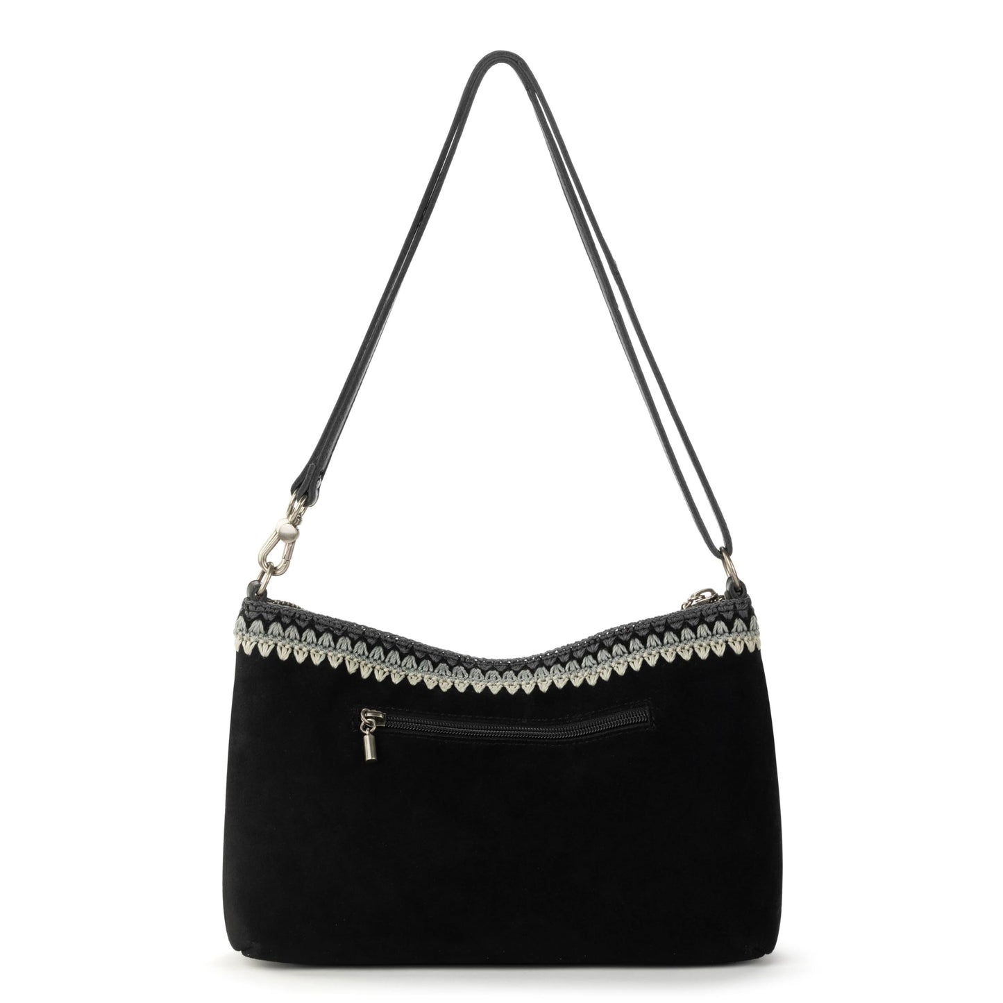 The Sak Lumi Convertible Crossbody Purse - Women's Handbag for Everyday & Travel, 3-in-1 Small Crossbody in Crochet & Leather