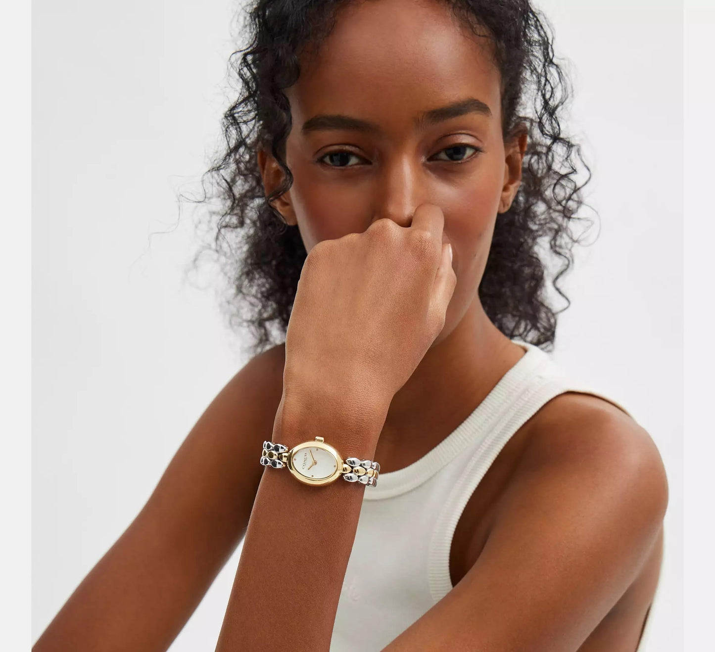 COACH Women's Sammy 2H Quartz Bracelet Watch, 22.5mm Petite Oval Case, Premium Fashion, Everyday Wear - Gift for Her