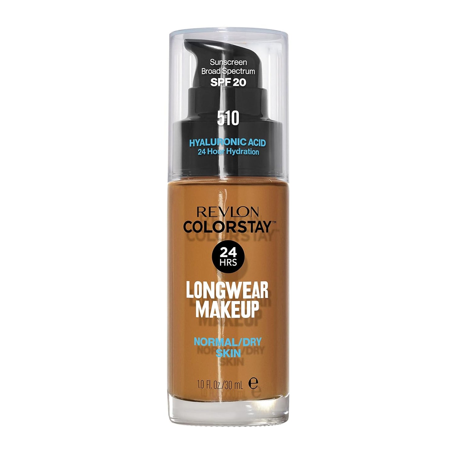 Revlon Liquid Foundation, ColorStay Face Makeup for Normal & Dry Skin, SPF 20, Longwear Medium-Full Coverage with Natural Finish, 240 Medium Beige, 1 Fl Oz