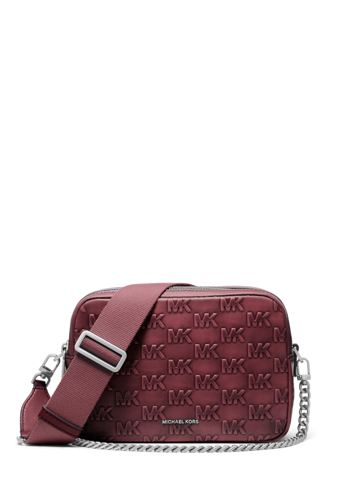 Michael Kors Bryant Medium Double Zip Chain Camera Crossbody Bag