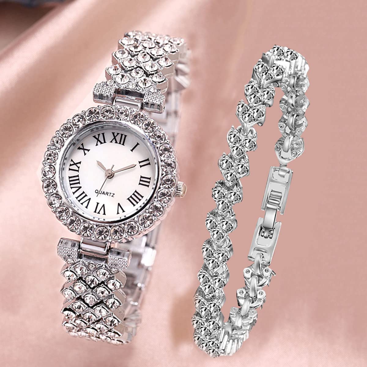 ADSBIAOYE Luxury Women Wrist Watches Diamond Bracelet Watch Fashion Casual Quartz Watch Ladies Watch