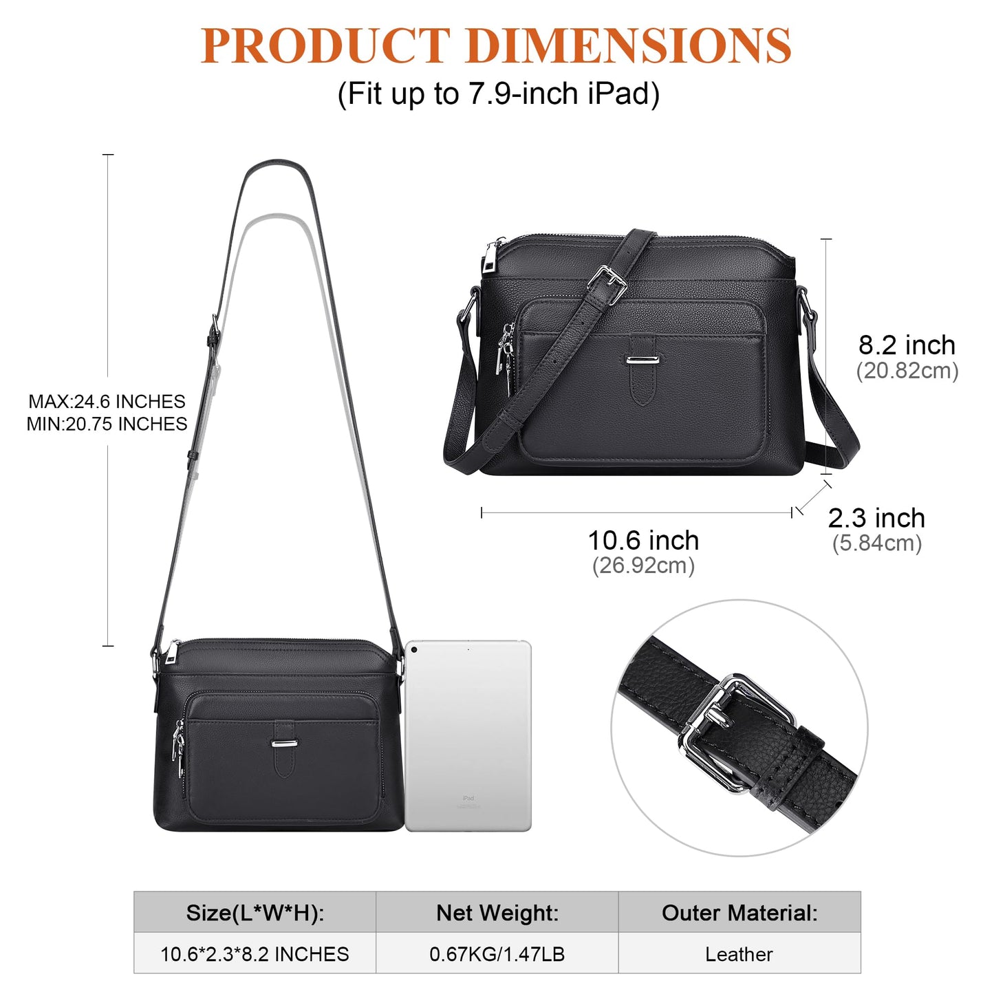Over Earth Genuine Leather Crossbody Bags for Women Small Ladies Handbags and Purses with Card Slots