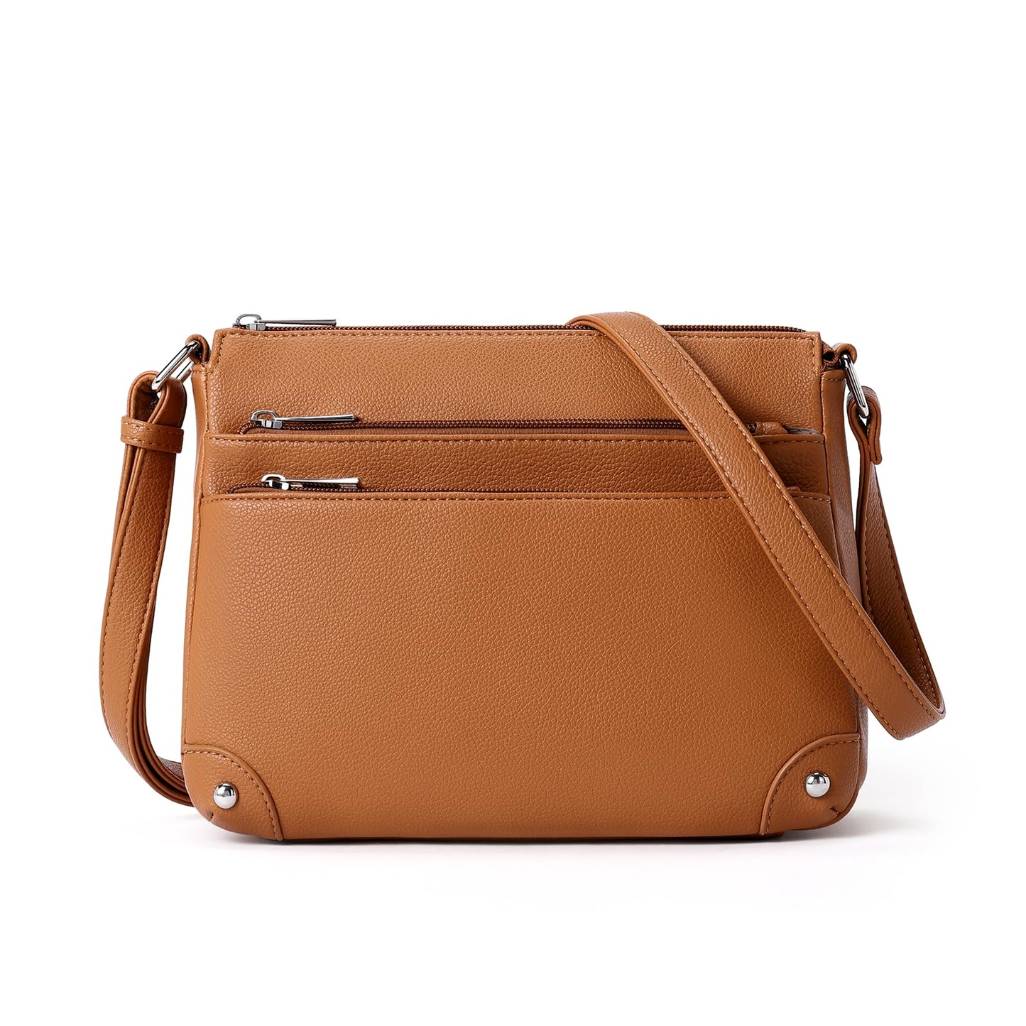 WESTBRONCO Crossbody Bags for Women, Medium Size Shoulder Handbags, Satchel Purse with Multi Zipper Pocket