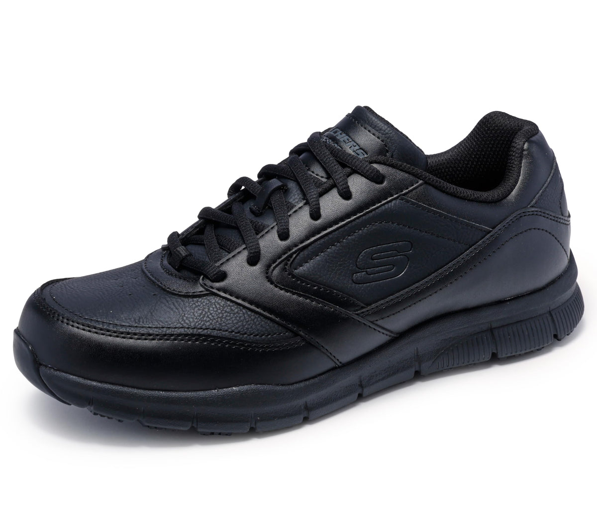 Skechers Men's Nampa Food Service Shoe, Black, 14Skechers Men's Nampa Food Service Shoe, Black, 14