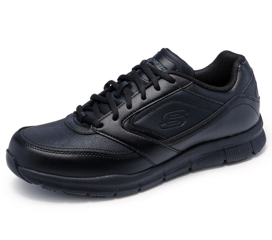 Skechers Men's Nampa Food Service Shoe, Black, 14Skechers Men's Nampa Food Service Shoe, Black, 14