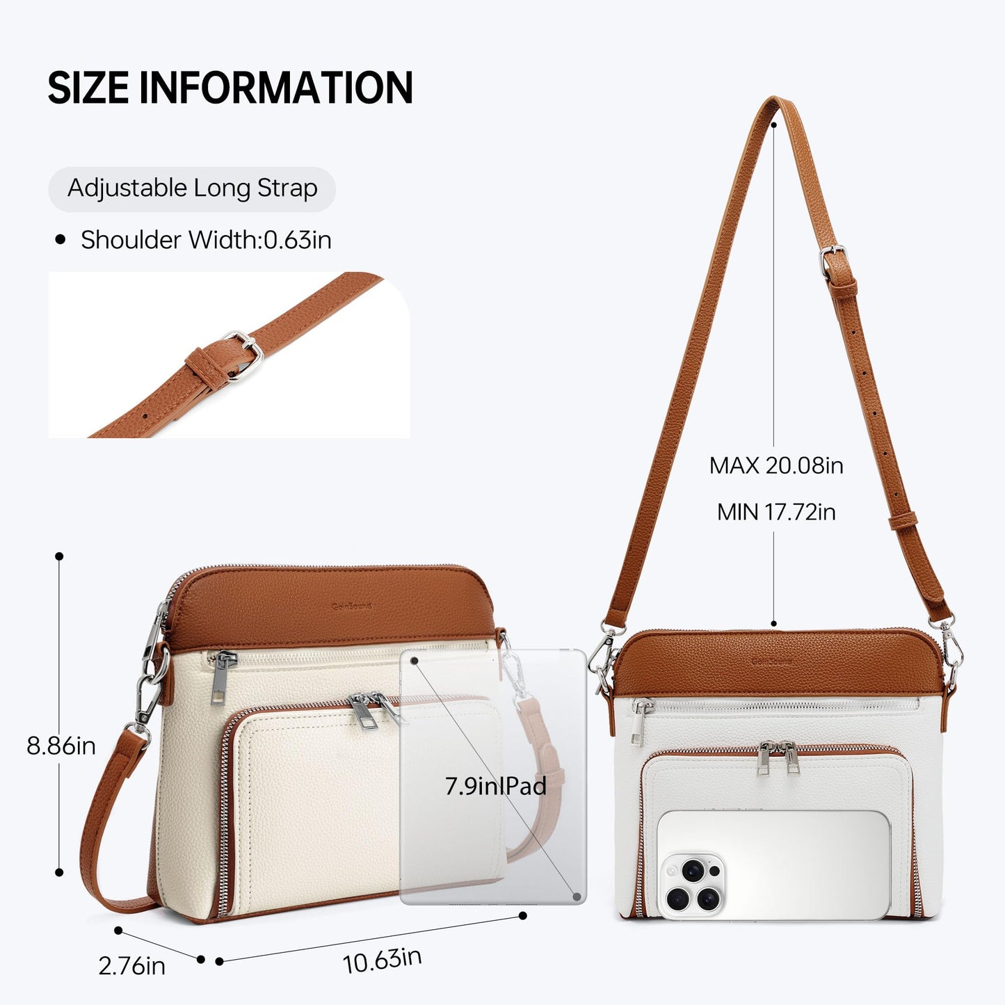 Crossbody Purses for Women Small Crossbody Bags for Women with Built in RFID Wallet